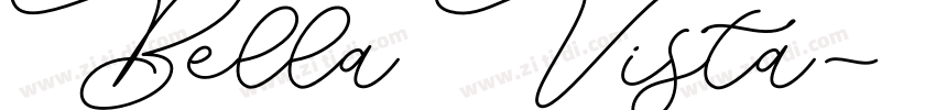 Bella Vista字体转换